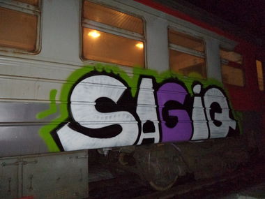 Graffiti Train - Photo by Sagiq (2014)