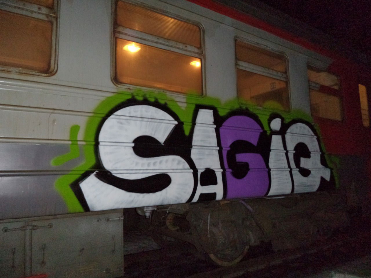 Graffiti Train - Photo by Sagiq (2014)