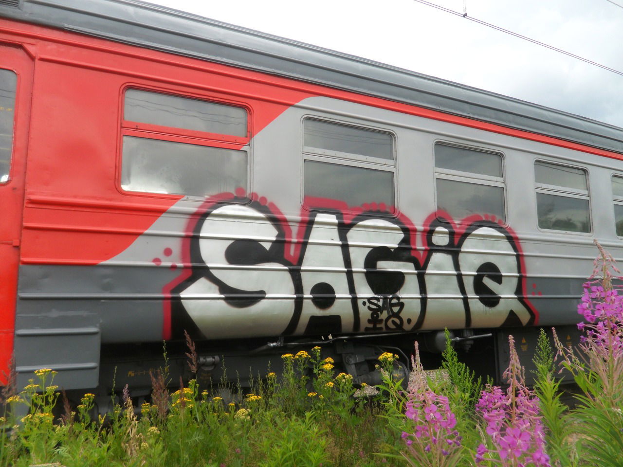 Graffiti Train in Рф - Photo by Sagiq - sagiq (2015)