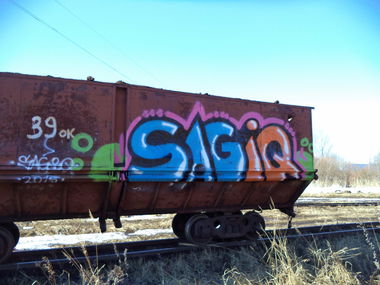 Graffiti Train - Photo by Sagiq (2015)
