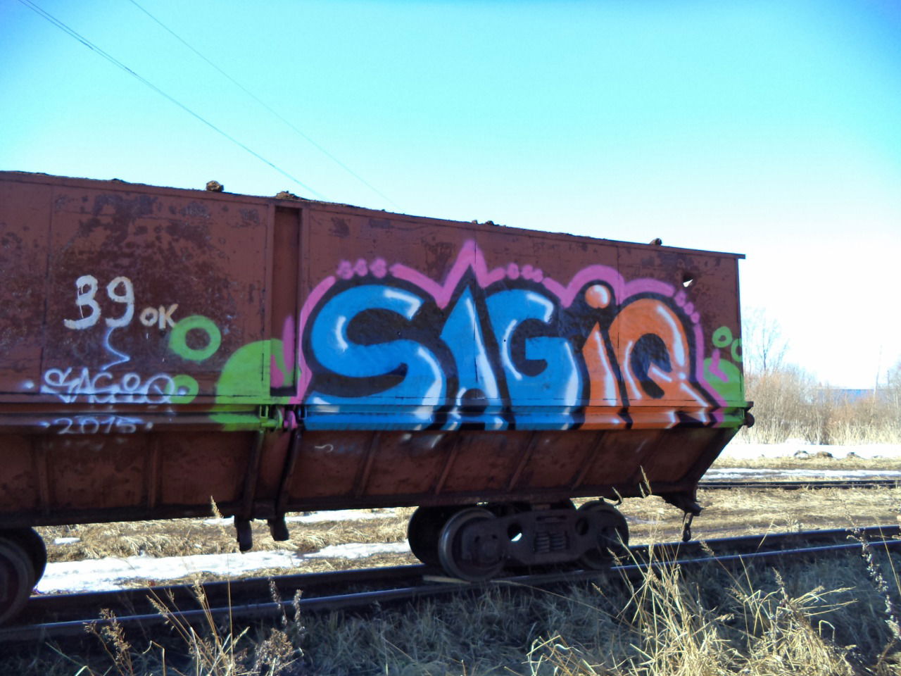 Graffiti Train - Photo by Sagiq (2015)
