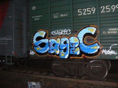 Graffiti Train - Photo by Sagiq (2013)