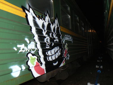 Graffiti Train - Photo by Sagiq (2010)