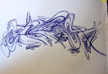 Graffiti Wall - Photo by Sake