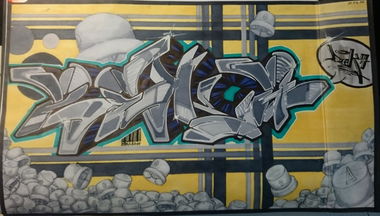 Graffiti Sketch - Photo by Sake (2015)