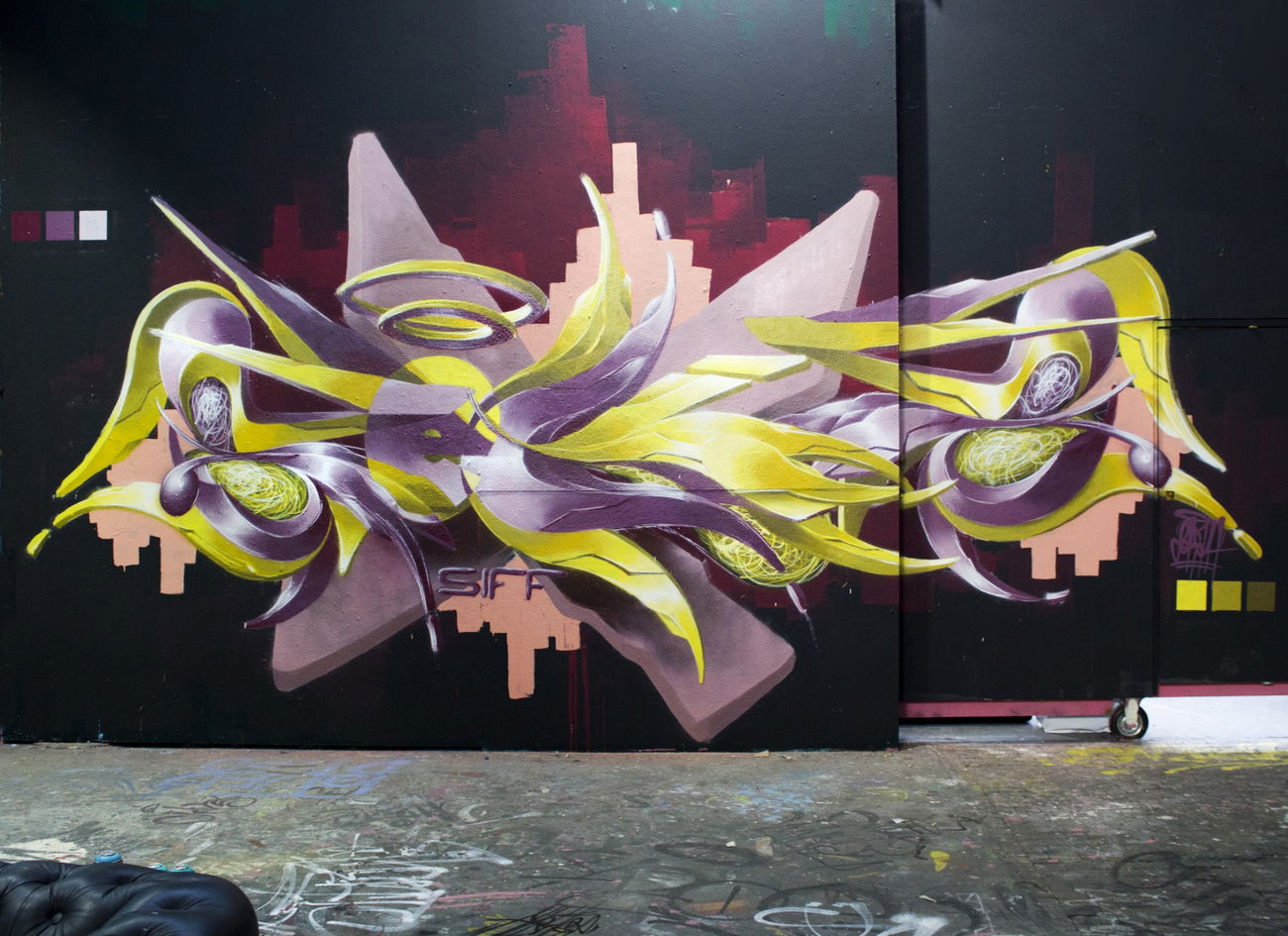 Graffiti Wall - Photo by Sake - Dosendealer, Sekah, Siff (2017)