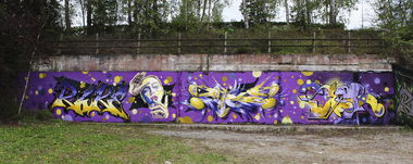 Graffiti Wall in Schweiz - Photo by Sake (2017)