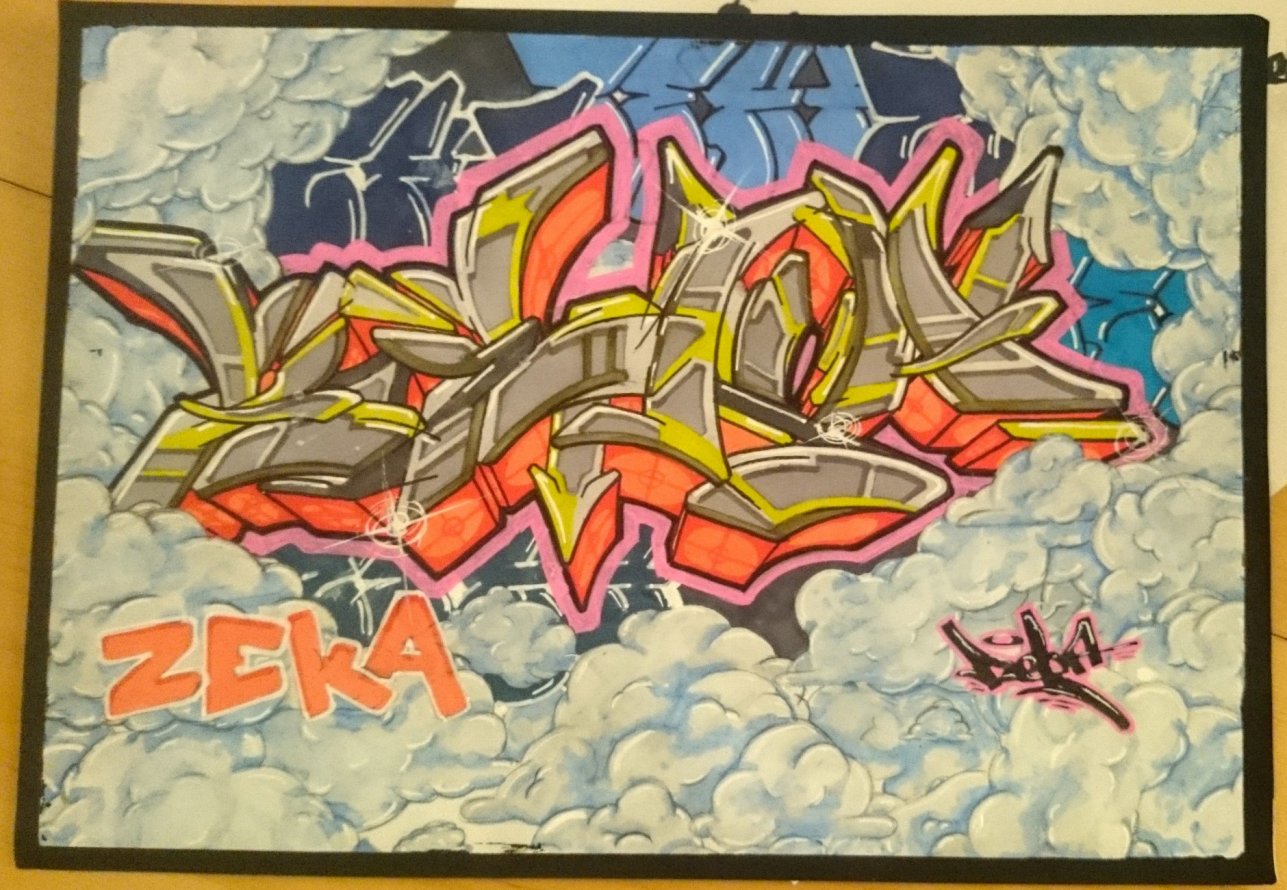 Graffiti Sketch - Photo by Sake - Zeka (2015)
