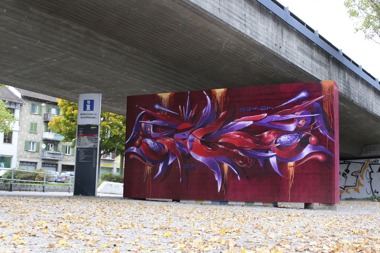 Graffiti Wall - Photo by Sake - Sekah, Siff, Swiss (2017)