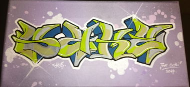 Graffiti Sketch - Photo by Sake - Sake, Canvas (2014)