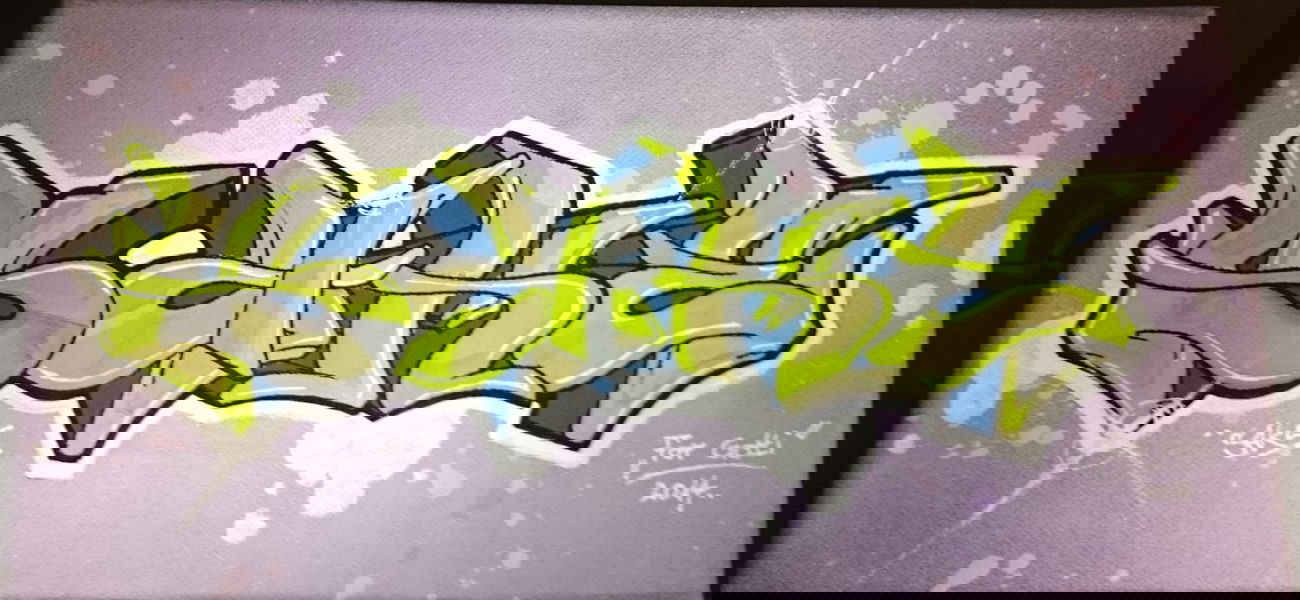 Graffiti Sketch - Photo by Sake - Sake, Canvas (2014)