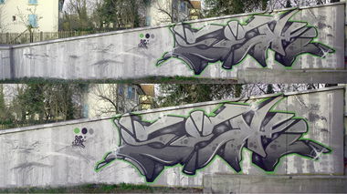 Graffiti Wall - Photo by Sake - Seka (2015)