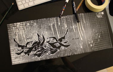 Graffiti Sketch in Schweiz - Photo by Sake - Seka, Sekah, Canvas