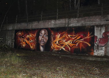 Graffiti Wall - Photo by Sake - Character, 3d