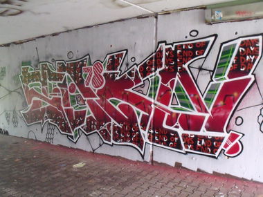 Graffiti Wall in Trossingen - Photo by SakonSiebenAcht - sakon, 78, trossingen (2014)