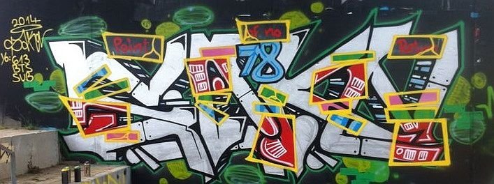 Graffiti Wall - Photo by SakonSiebenAcht - Sakon, 78, Villingen (2014)