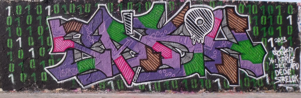 Graffiti Wall - Photo by SakonSiebenAcht - Sakon, 78, Rottweil (2013)