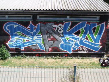 Graffiti Wall - Photo by SakonSiebenAcht - Sakon, 78, Rottweil (2014)