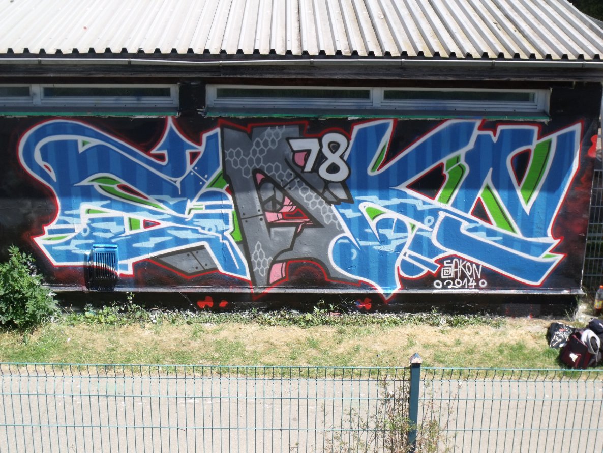 Graffiti Wall - Photo by SakonSiebenAcht - Sakon, 78, Rottweil (2014)