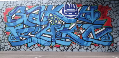 Graffiti Wall in Villingen - Photo by SakonSiebenAcht (2015)