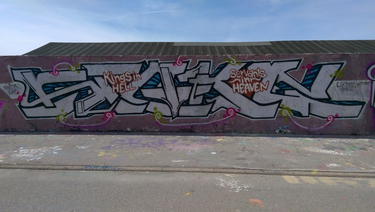 Graffiti Wall in Villingen - Photo by SakonSiebenAcht (2015)