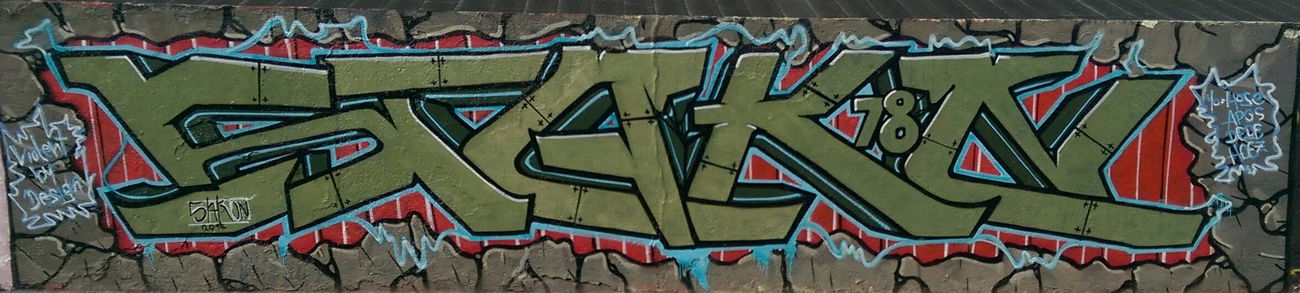 Graffiti Wall in Villingen - Photo by SakonSiebenAcht (2015)