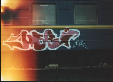 Graffiti Train - Photo by SamarCrew - SamarCrew, SamJaks, M55 (2004)