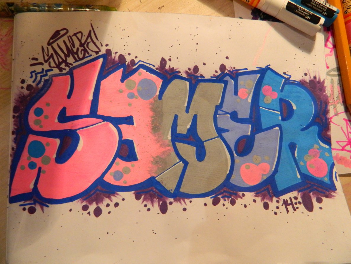 Graffiti Sketch - Photo by Samer_One - Samer, Sketch, Molotow