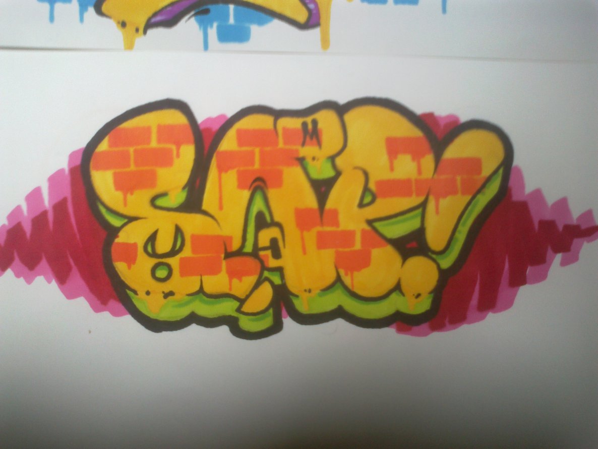 Graffiti Sketch - Photo by Sampler