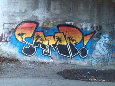 Graffiti Wall - Photo by Sampler - zmowy, niewypał