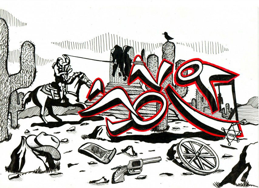 Graffiti Wall - Photo by SanOne