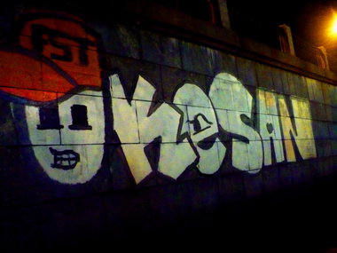 Graffiti Bombing - Photo by Saner (2012)