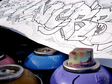 Graffiti Sketch - Photo by Saner (2013)