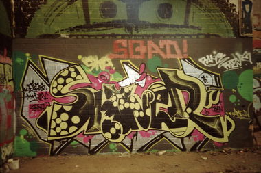 Graffiti Wall - Photo by Santos