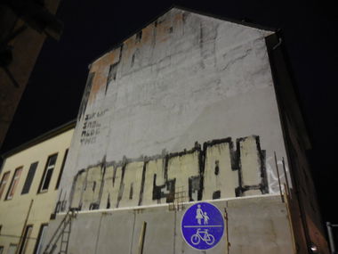 Graffiti Bombing - Photo by Santos