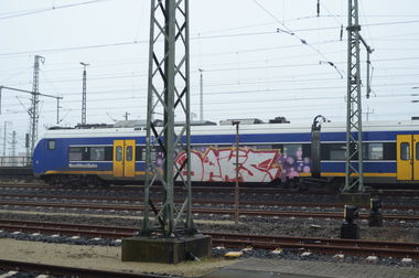 Graffiti Train - Photo by Santos