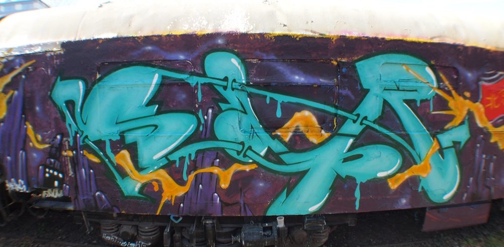 Graffiti Train - Photo by SapR