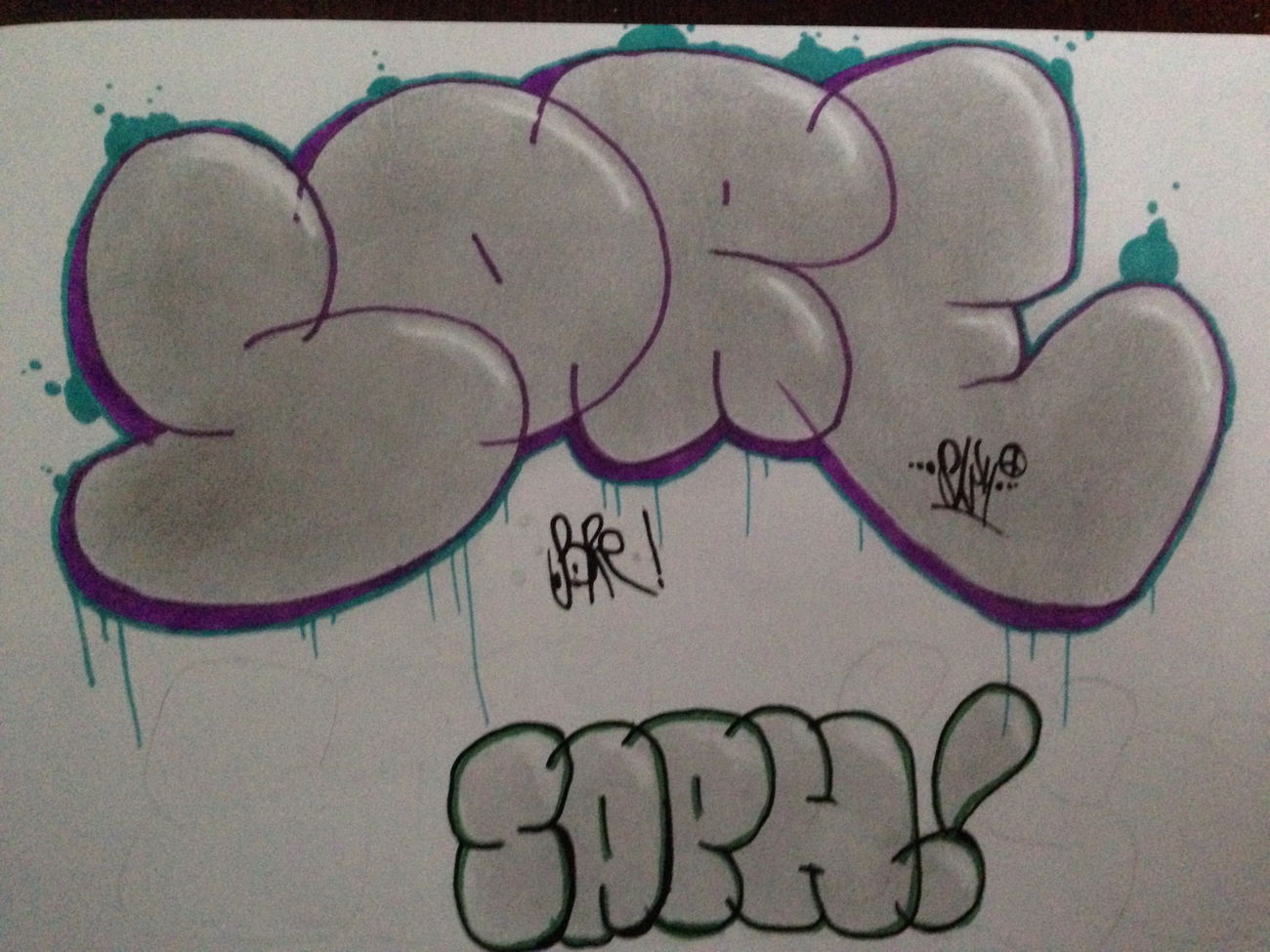 Graffiti Sketch - Photo by Saph - SoreSaphthrowupthrowi (2016)