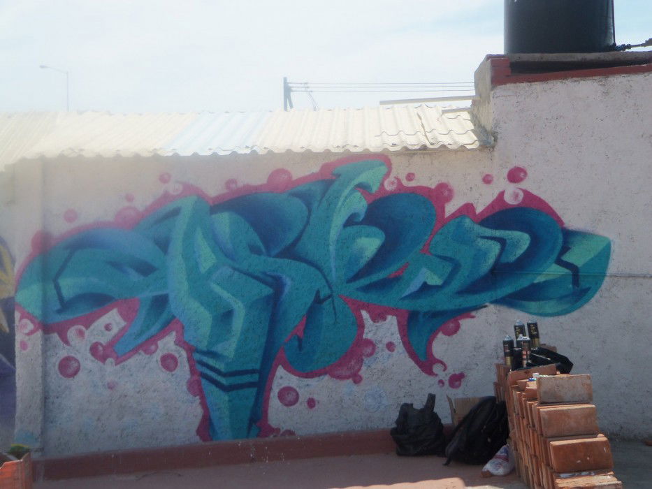 Graffiti Wall in Tx. Qro. - Photo by SarckoMck - SarckoMck, 3d, wall (2013)