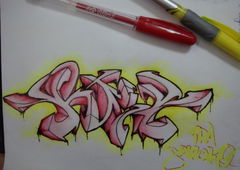 Graffiti Sketch - Photo by SarckoMck - IPA, crew, ES (2013)