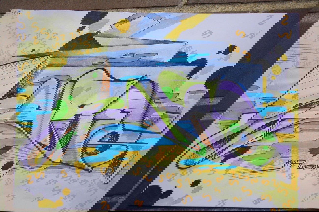 Graffiti Sketch - Photo by SareOne_DmbMcr - sare, mcr, dmb