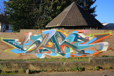 Graffiti Wall - Photo by SareOne_DmbMcr - sare (2012)