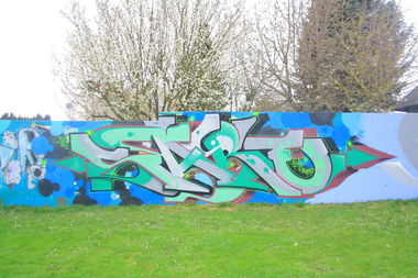 Graffiti Wall - Photo by SareOne_DmbMcr - sare (2013)