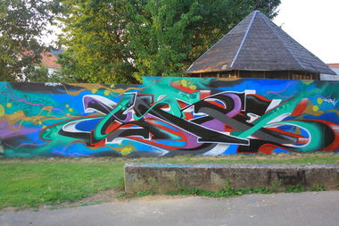 Graffiti Wall - Photo by SareOne_DmbMcr - sare (2013)