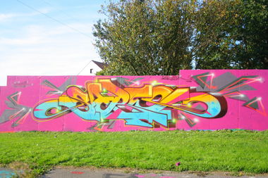 Graffiti Wall - Photo by SareOne_DmbMcr - sare (2013)