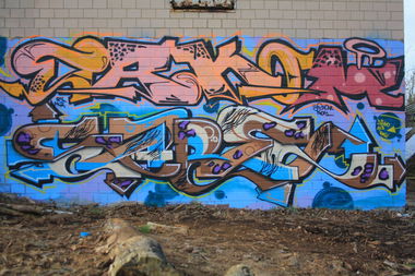 Graffiti Wall - Photo by SareOne_DmbMcr - sare, dmb, mcr (2013)