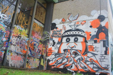 Graffiti Wall - Photo by SareOne_DmbMcr - sare, dmb, mcr (2014)