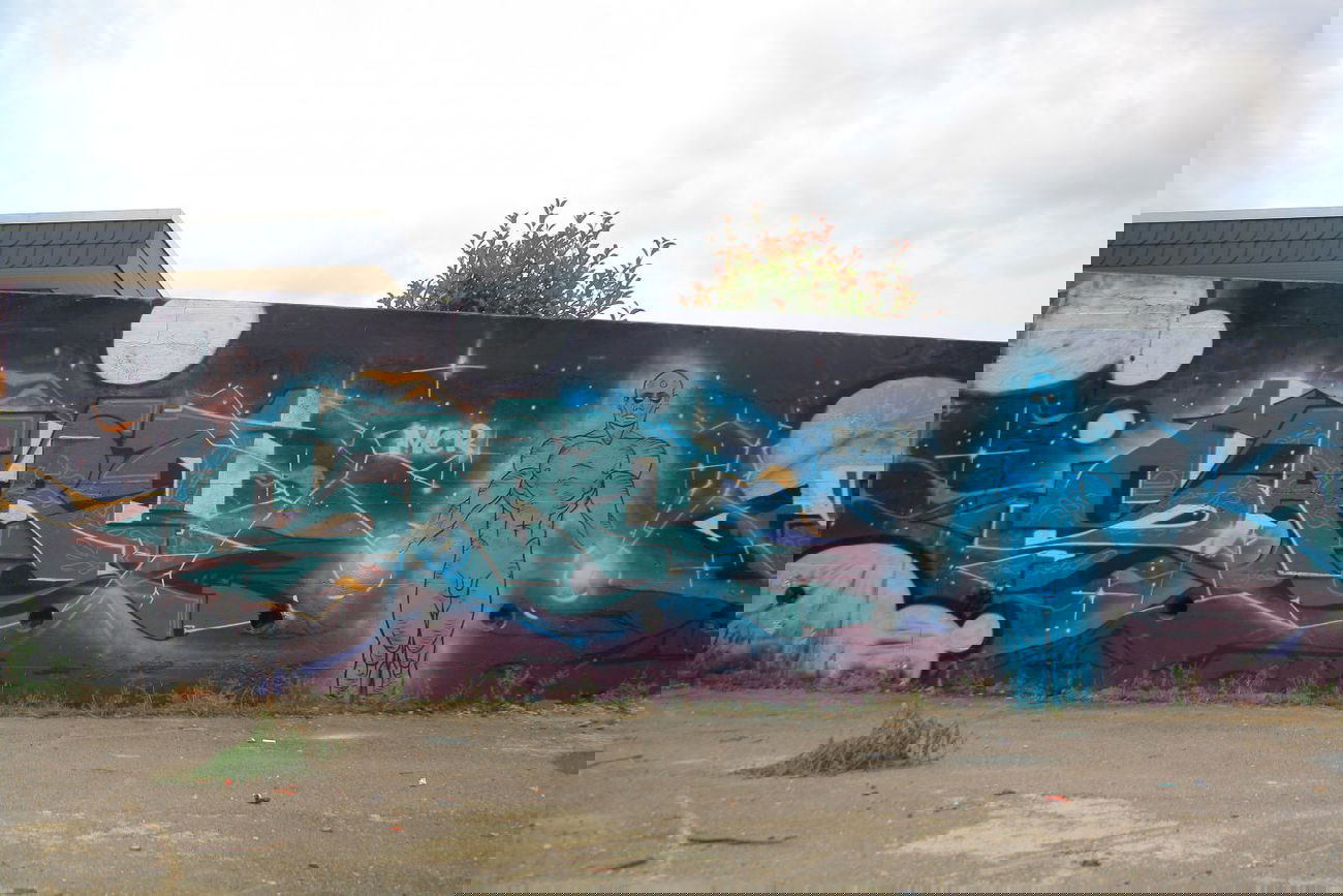 Graffiti Wall - Photo by SareOne_DmbMcr - sare, dmb, mcr (2014)