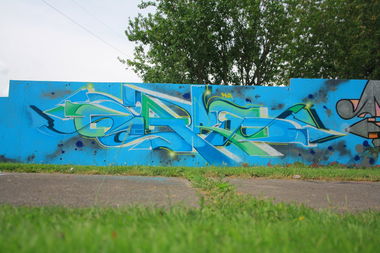 Graffiti Wall - Photo by SareOne_DmbMcr - sare, dmb, mcr (2014)