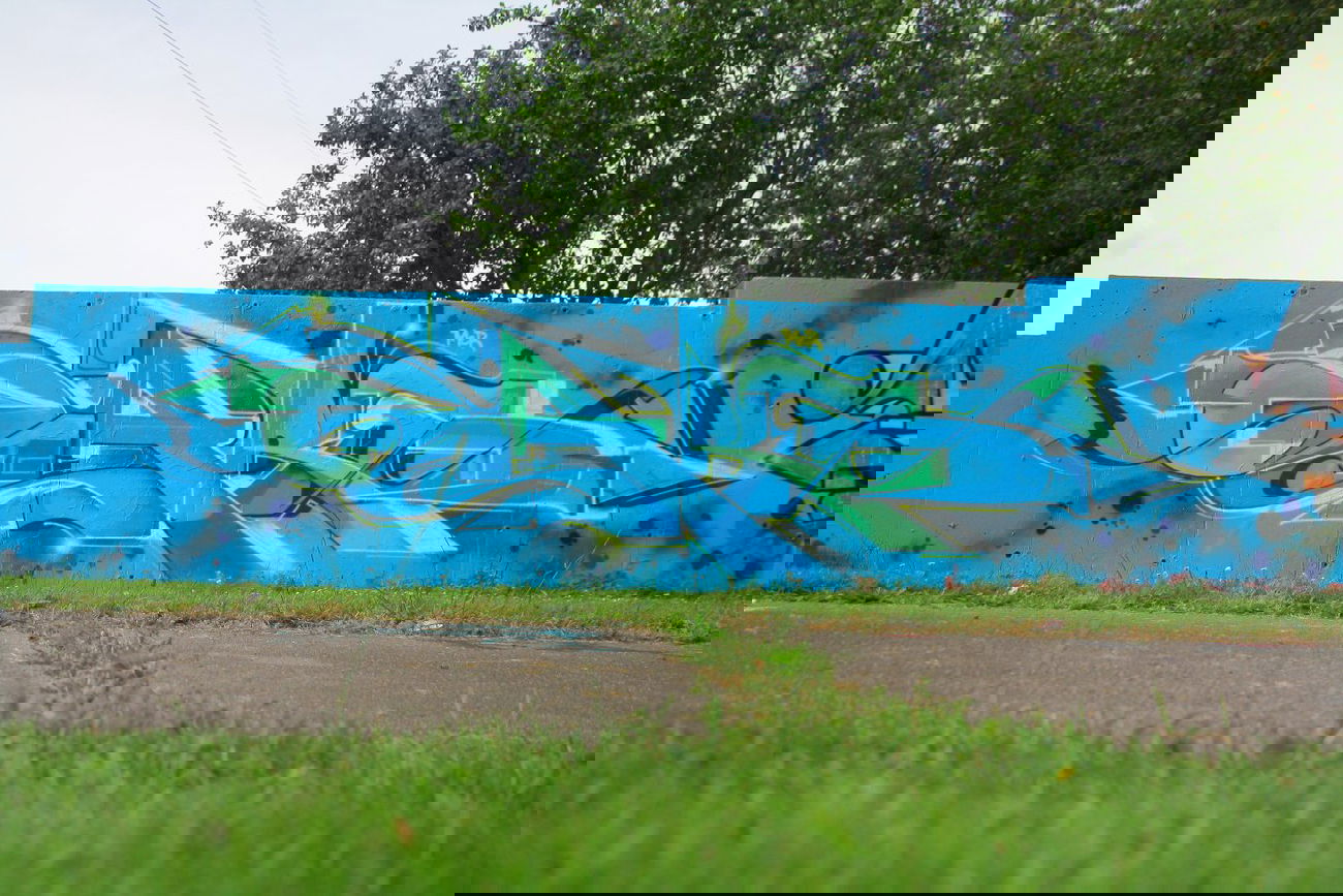 Graffiti Wall - Photo by SareOne_DmbMcr - sare, dmb, mcr (2014)